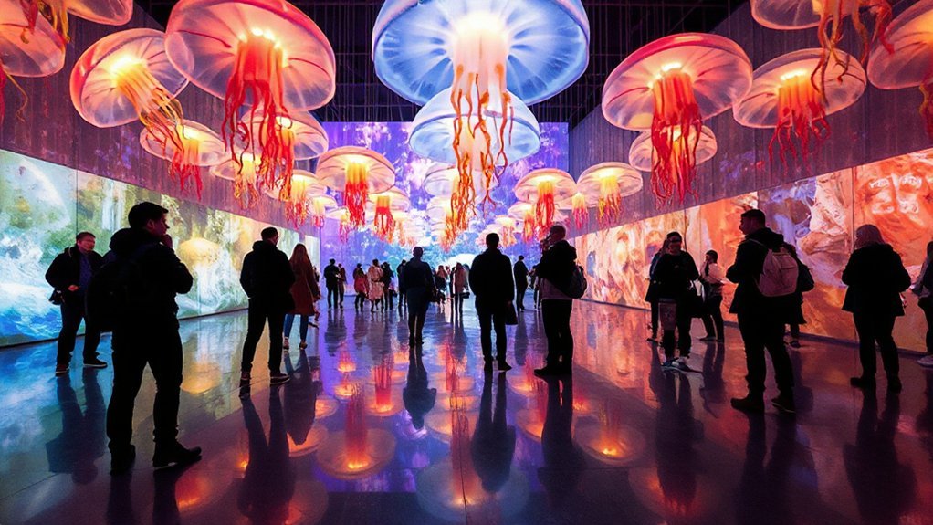 borderless interactive digital art