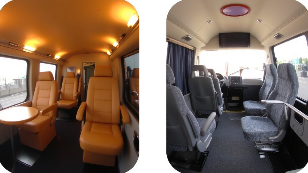 comfortable seating and amenities