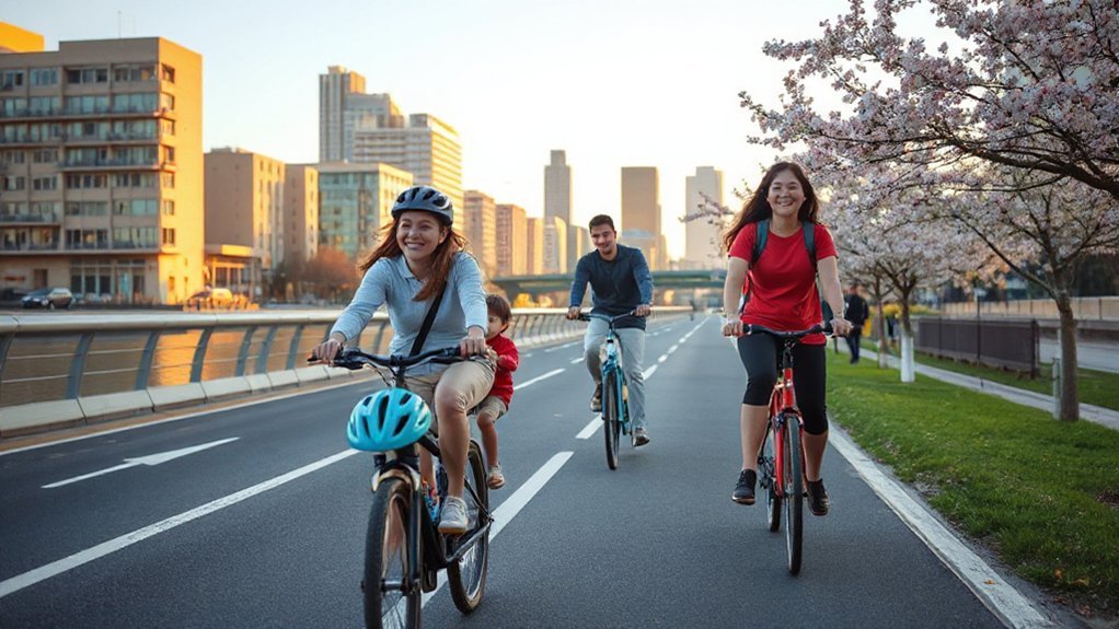 edogawa family waterfront cycling