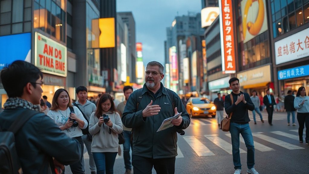 english led tokyo landmark tours