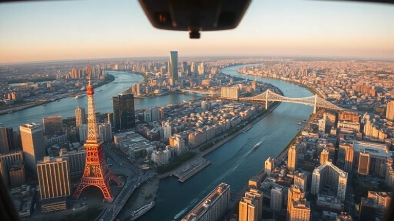 helicopter tour over tokyo
