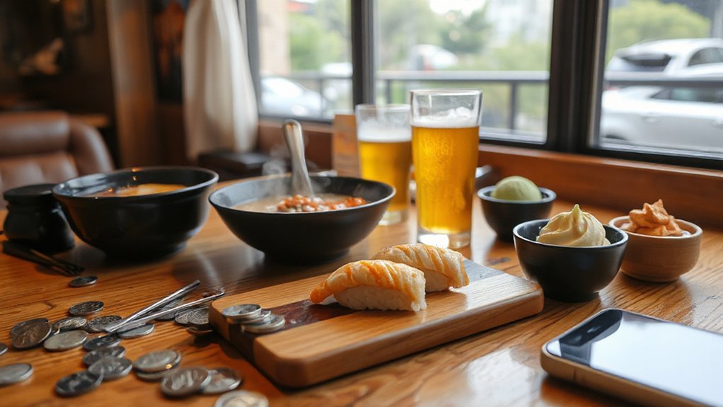 konbini focused japan food budget