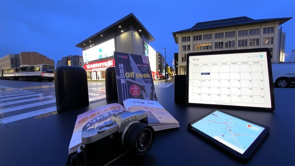 midweek during shoulder seasons