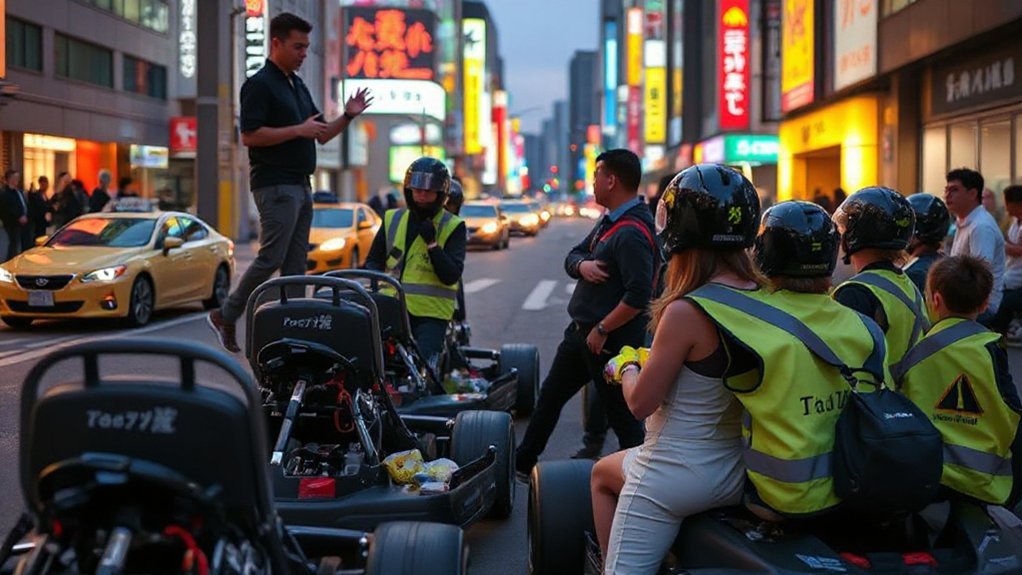 safety briefed street legal single seater karts