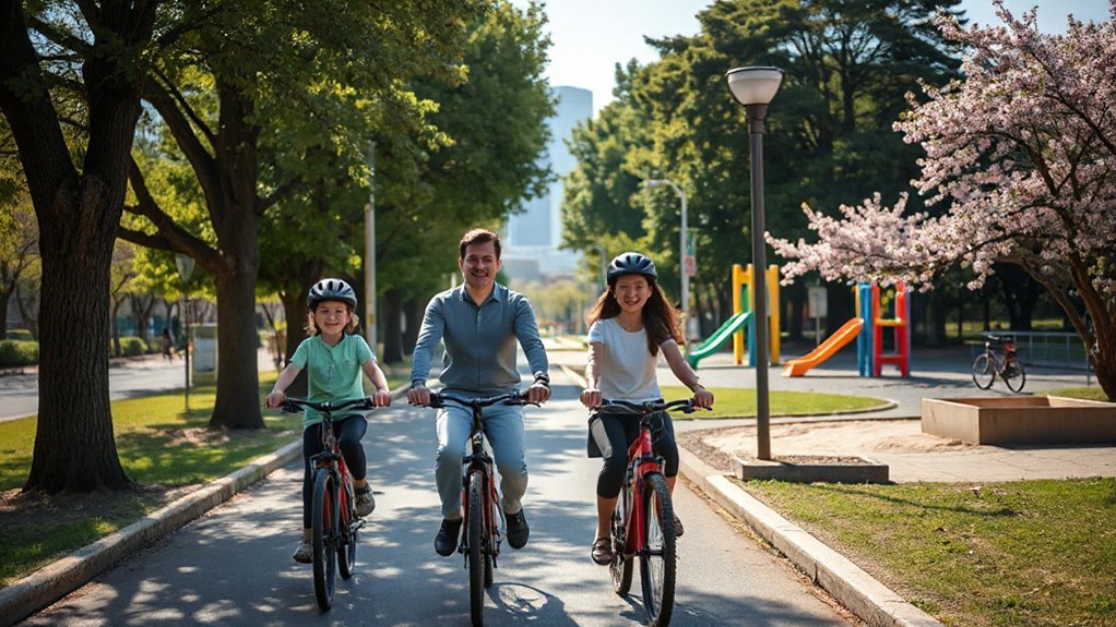 shade water restrooms playgrounds