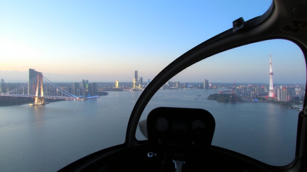 tokyo skyline helicopter tour