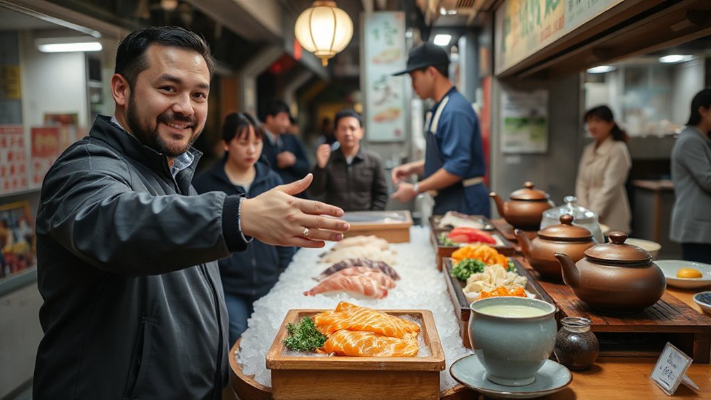 tsukiji sushi tea tastings
