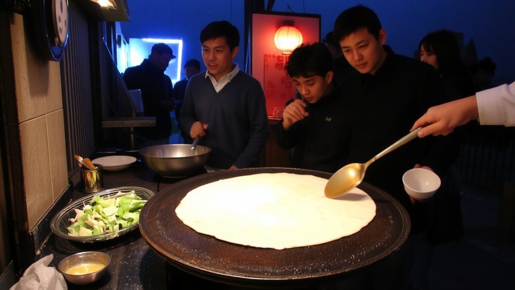 tsukishima griddle cabbage monjayaki