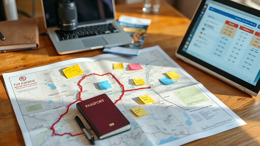 itineraries transit accessibility meals