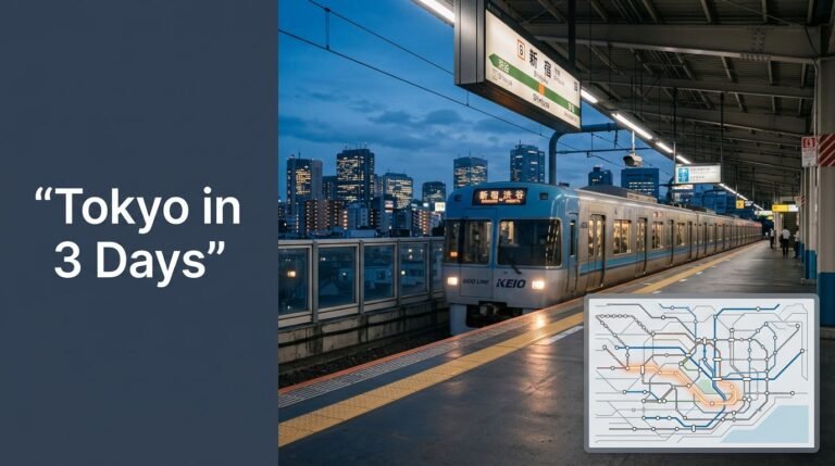 Tokyo 3 Day Itinerary: Easy Train Routes for First-Timers Tokyo 3 Day Itinerary: Easy Train Routes for First-Timers